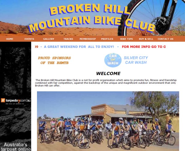 Broken Hill Mountain Bike Club Home Page