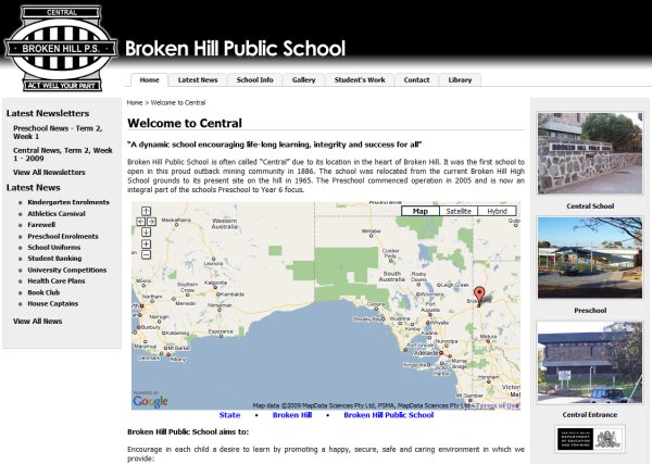 Broken Hill Public School Home Page