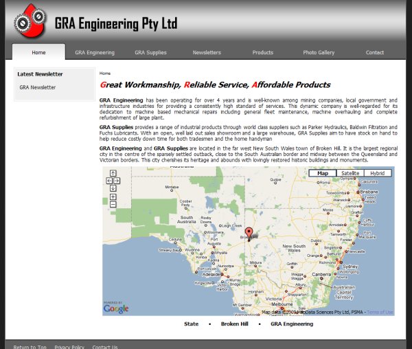 GRA Engineering Home Page