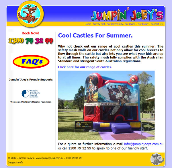 Jumpin&rsquo; Joey&rsquo;s Home Page