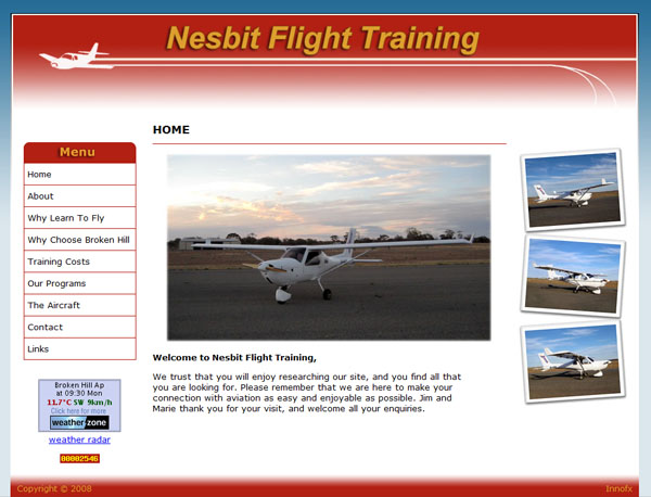 Nesbit Flight Training Home Page